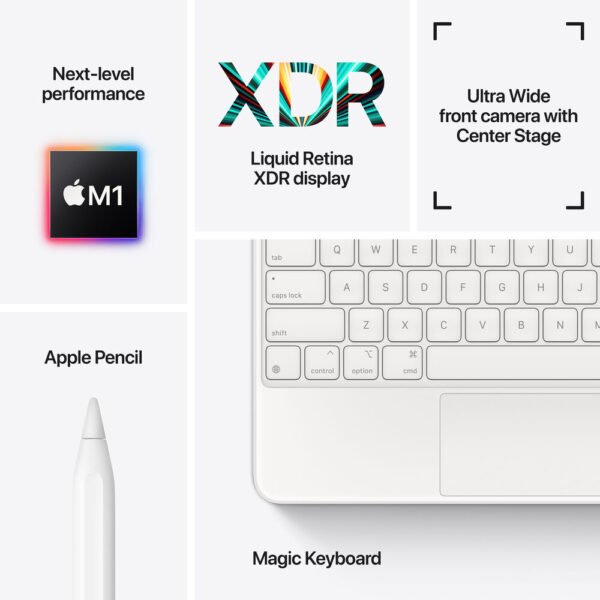 12.9-inch iPad Pro WiFi + Cellular 128GB - Space Grey (5th Gen) - Image 4
